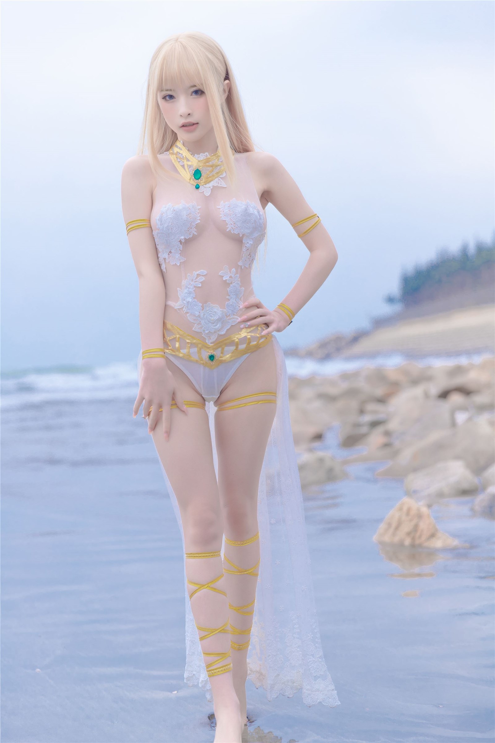 Shimizu Yuai - NO.025 Mary Rose - White swimsuit(29)